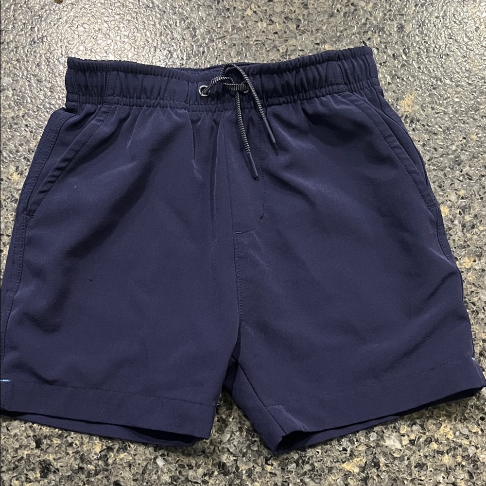 Vineyard Vines Boy’s Performance Pull-On Navy Blue Drawstring Shorts
